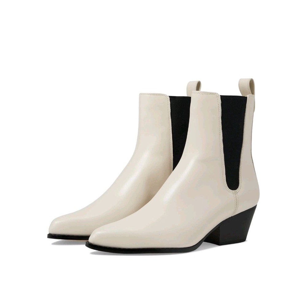 Michael Kors Ivory Ankle Boots